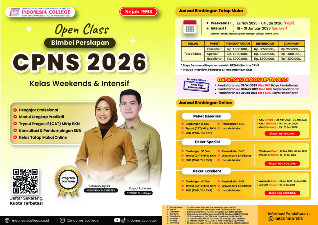 Brosur Bimbel CPNS dan PPPK 2026