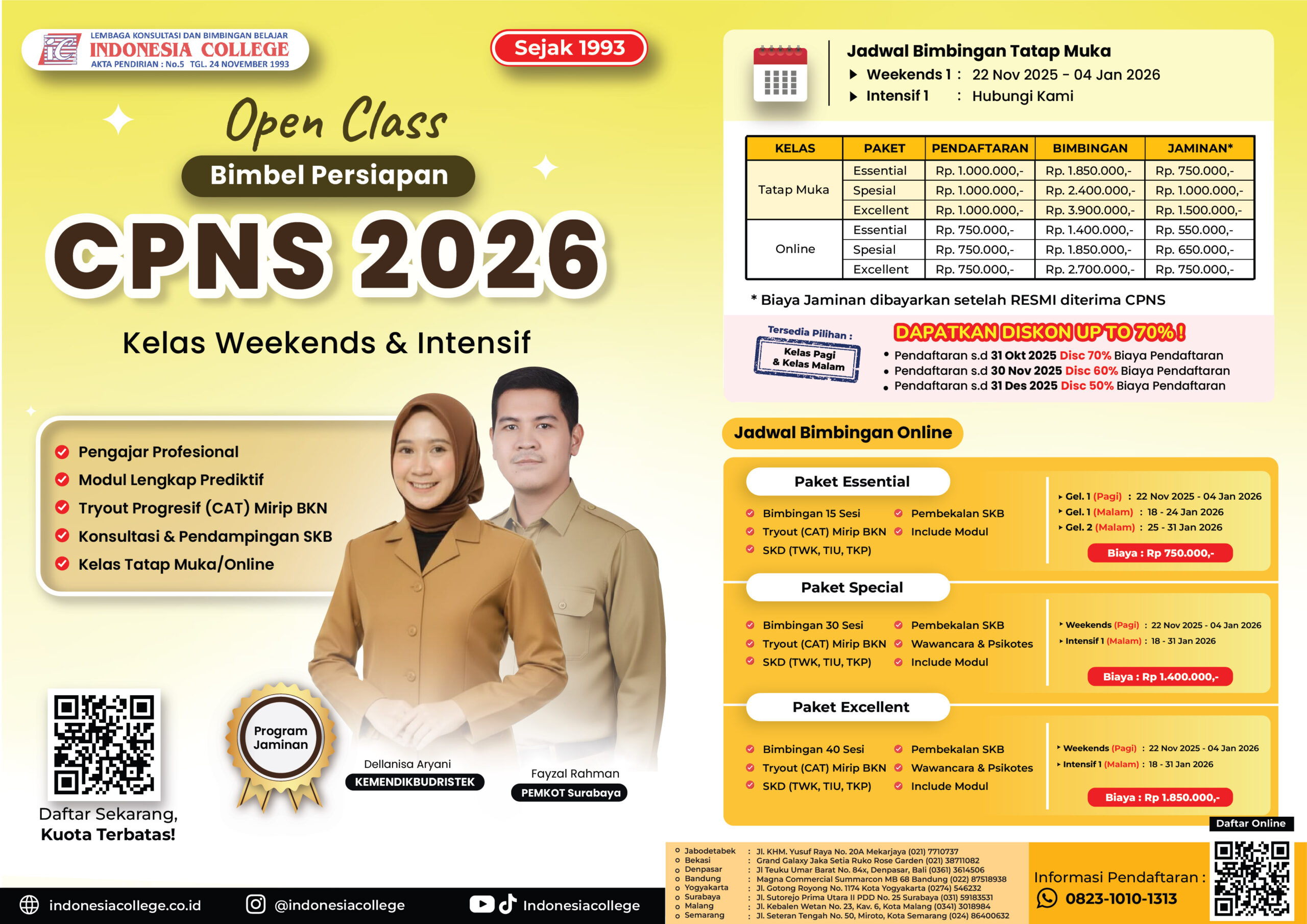 Brosur Bimbel CPNS dan PPPK 2026 by Indonesia College