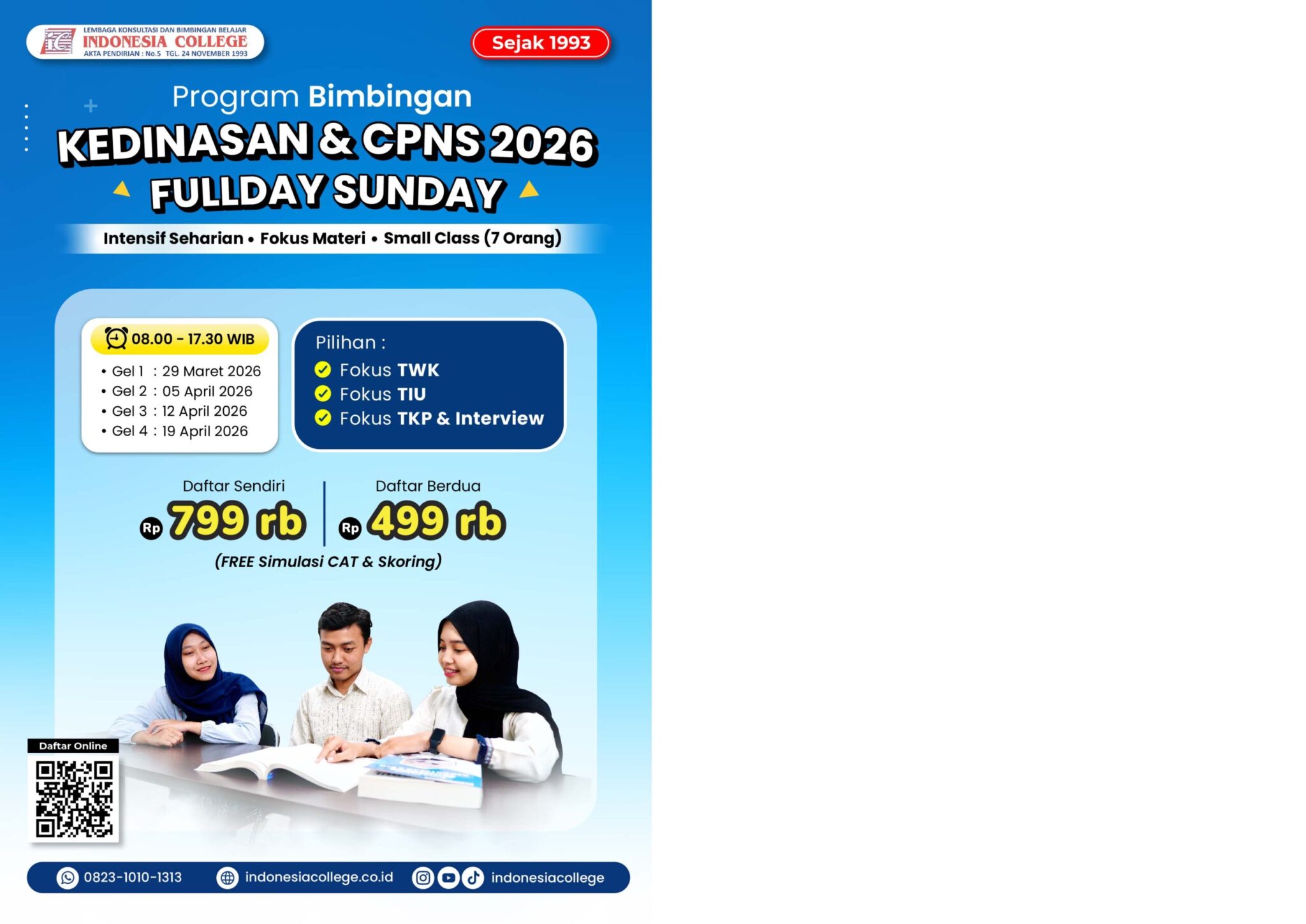 Bimbel Fullday Sunday