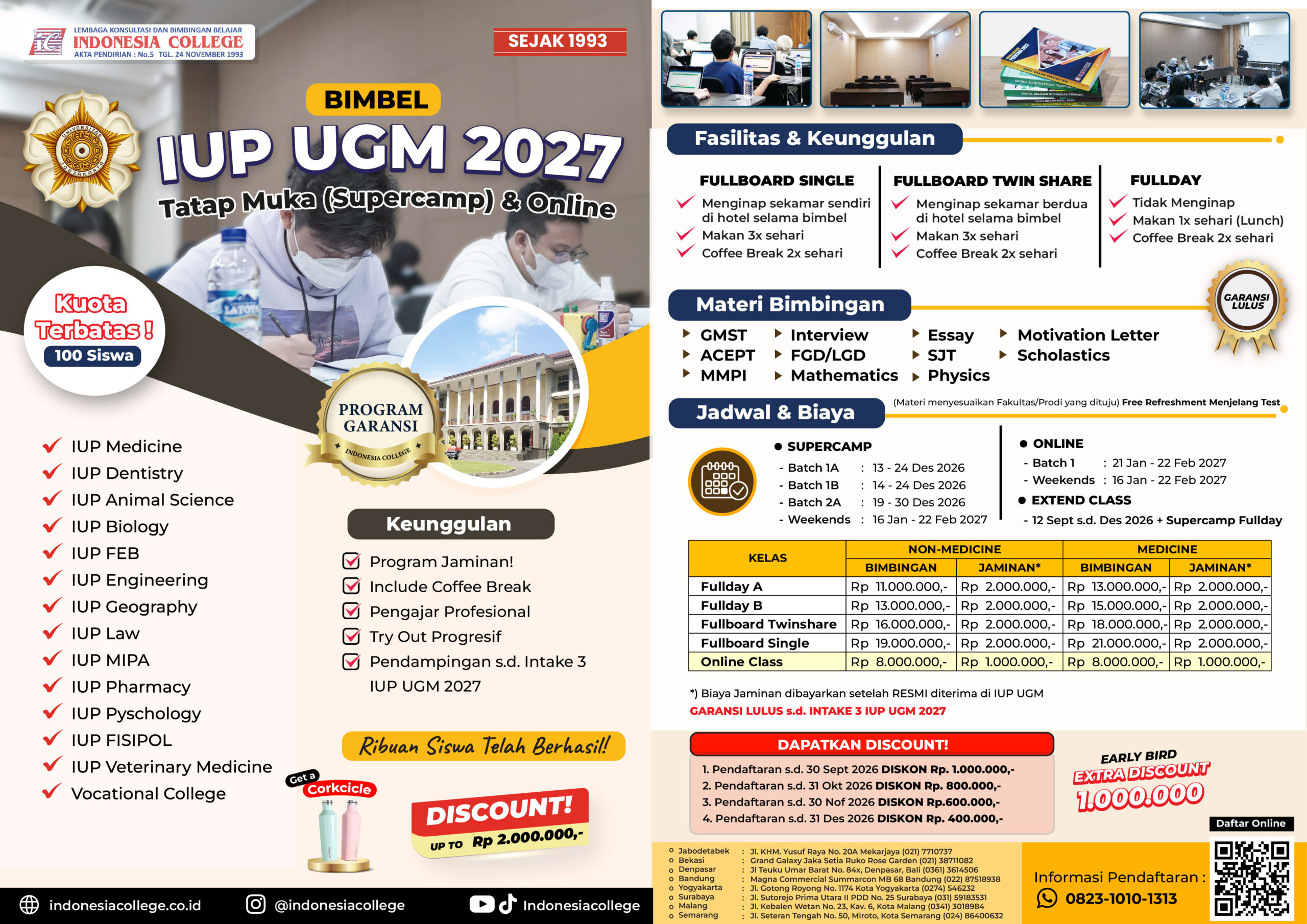 Bimbel IUP UGM 2027