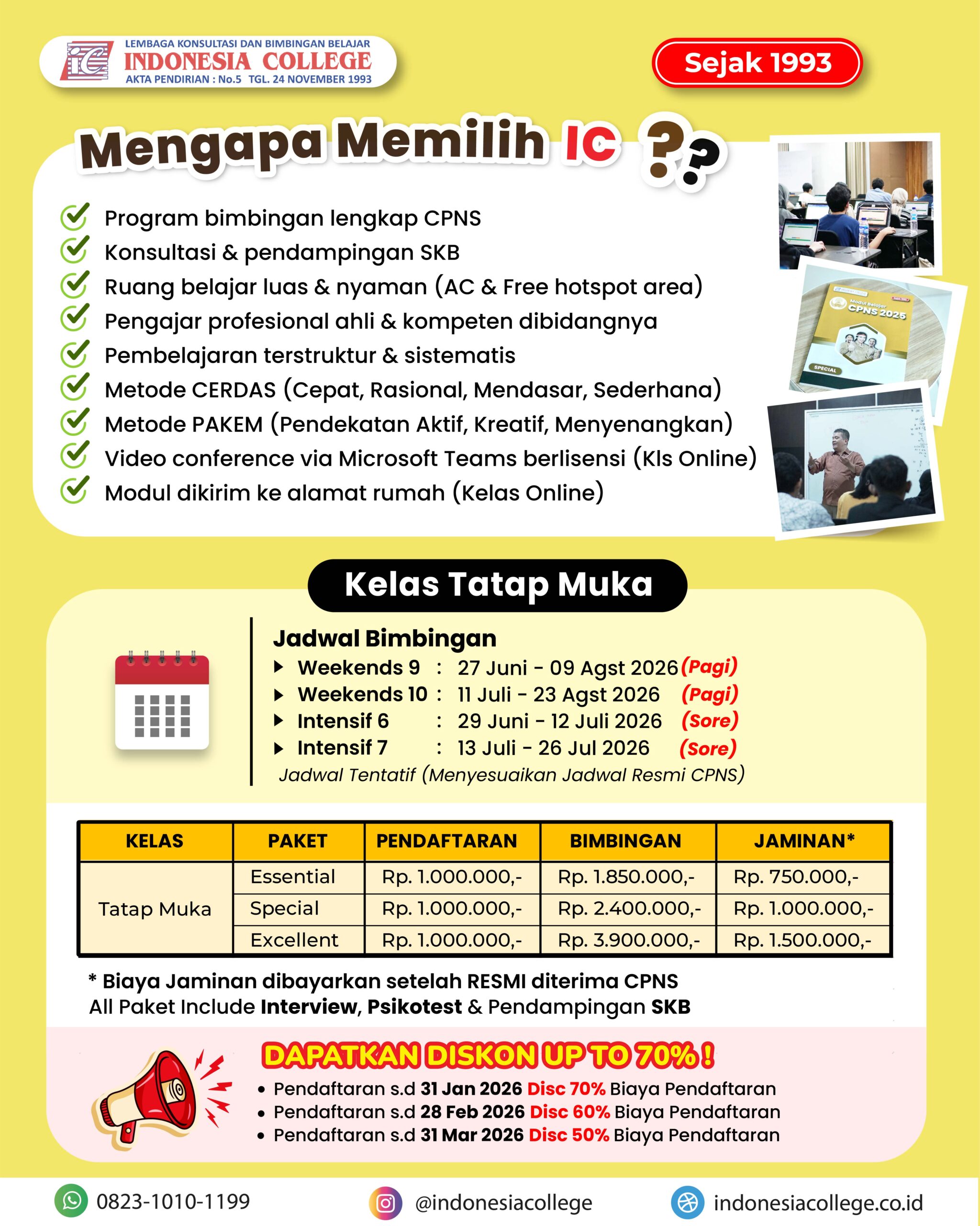 Bimbel CPNS untuk persiapan SKD CAT dan latihan soal CPNS