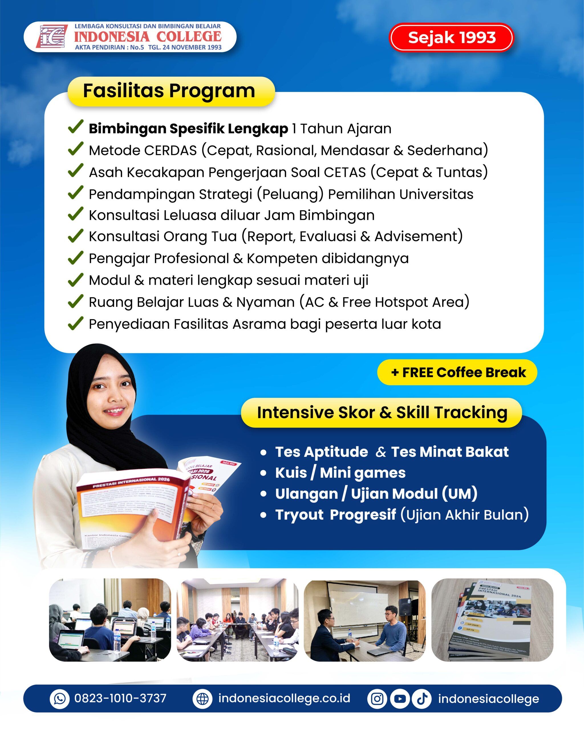 Fasilitas Bimbel IUP ITB untuk persiapan International Undergraduate Program ITB