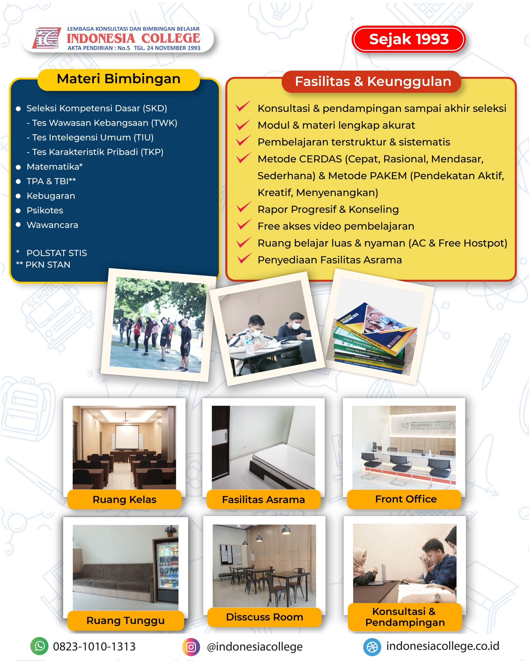 Bimbel PKN STAN & POLSTAT STIS by Indonesia College