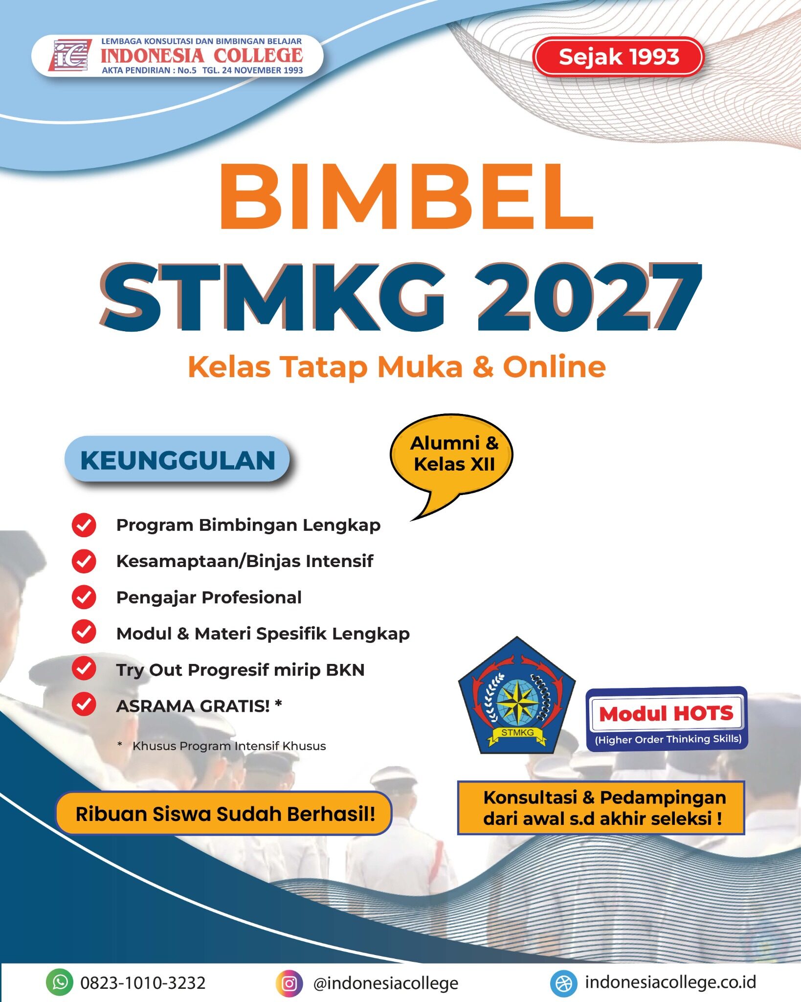Bimbel STMKG untuk persiapan sekolah kedinasan BMKG